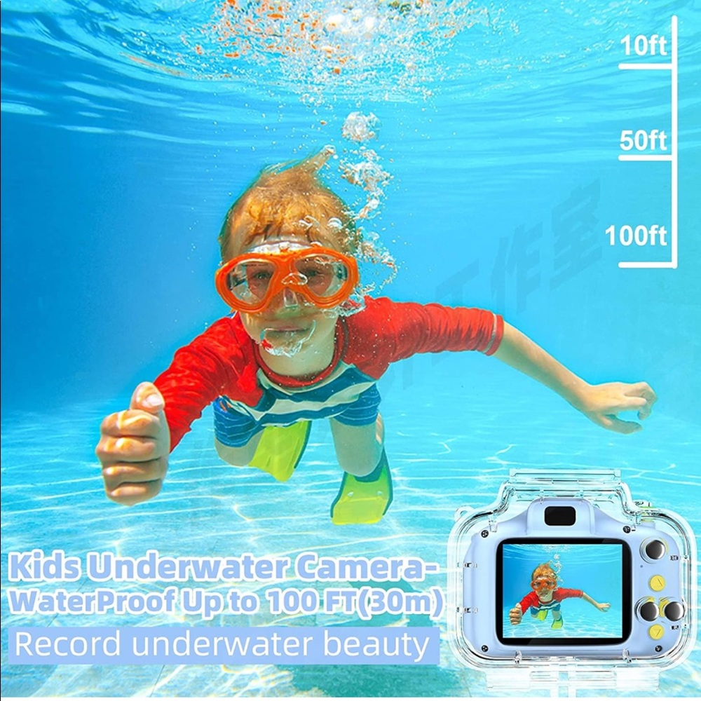 New Waterproof Camera Waterproof Camera for Kids with 32GB Card - Picture 2 of 12